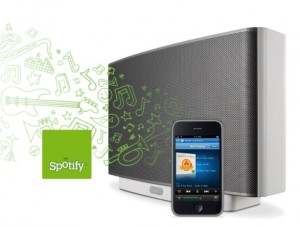 Spotify spiller nu på Sonos i Danmark