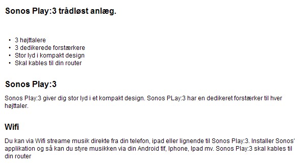 Hvem ka' Sonos - Bilka - Sonos guiden